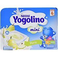 Nestlé Postre Lácteo Mini con Pera para Bebés A Partir de 6 Meses- 6 x 60g